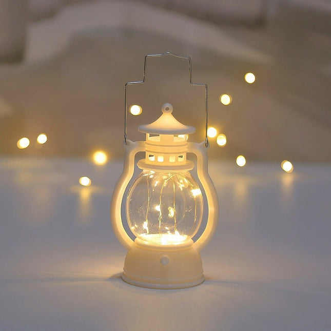 Lampada notturna LED design lanterna retrò