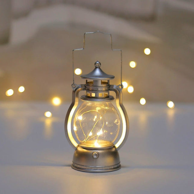 Lampada notturna LED design lanterna retrò