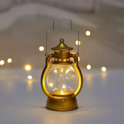 Lampada notturna LED design lanterna retrò
