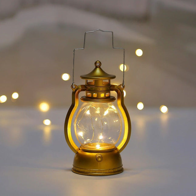 Lampada notturna LED design lanterna retrò