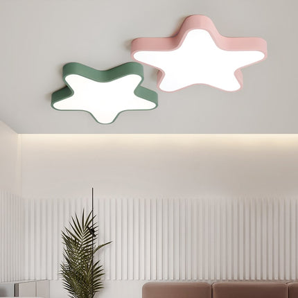 Plafoniera LED design stella per cameretta