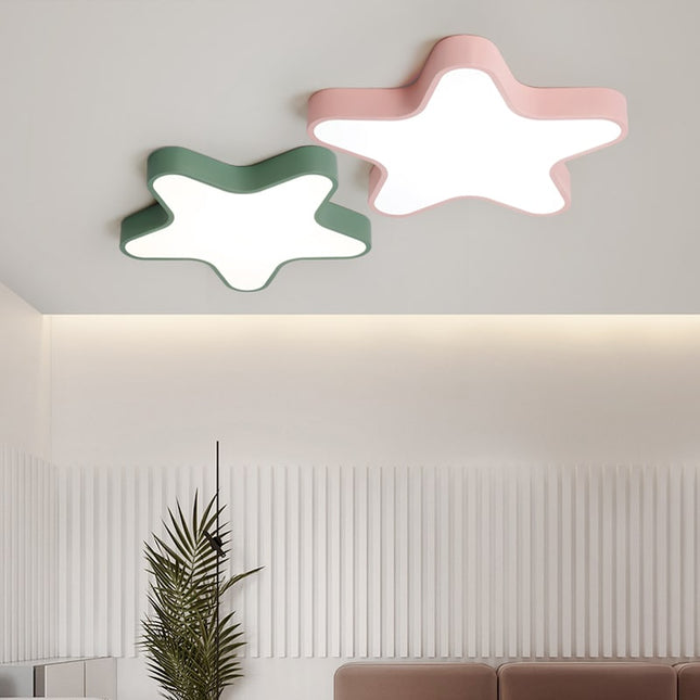 Plafoniera LED design stella per cameretta