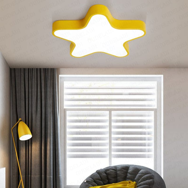 Plafoniera LED design stella per cameretta
