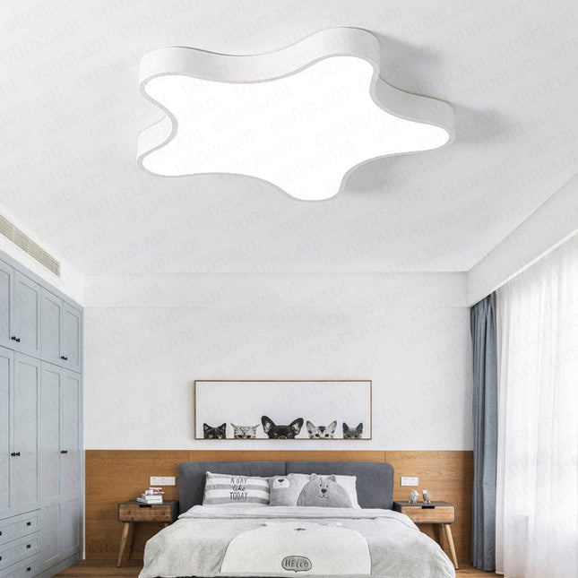 Plafoniera LED design stella per cameretta