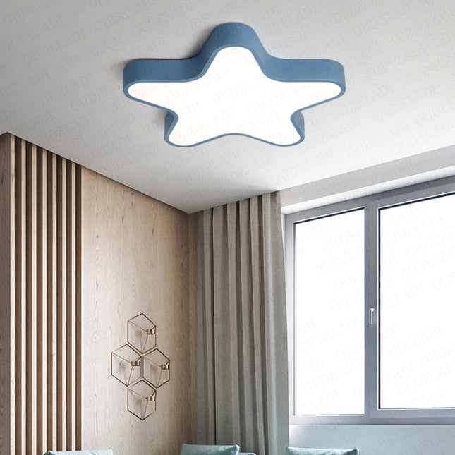 Plafoniera LED design stella per cameretta