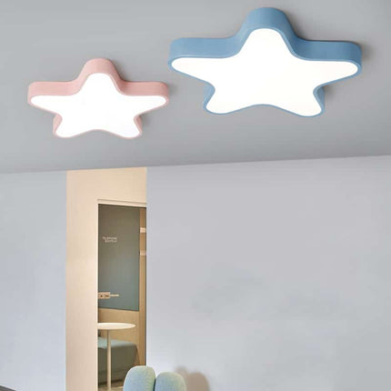 Plafoniera LED design stella per cameretta