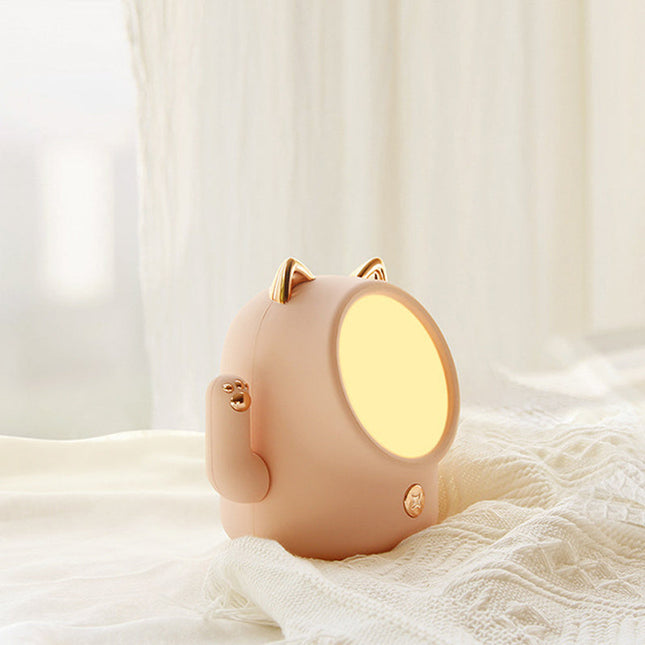 Luce notturna LED gatto portafortuna