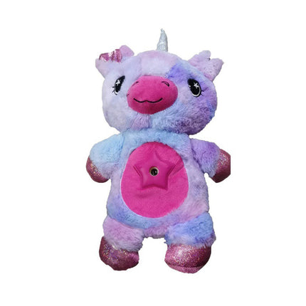Peluche unicorno con proiettore di stelle