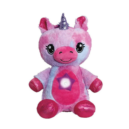 Peluche unicorno con proiettore di stelle