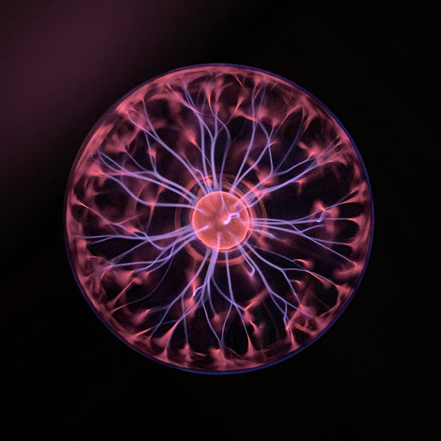 Lampada decorativa con sfera al plasma