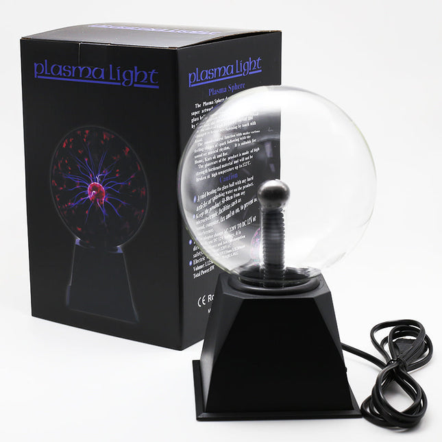 Lampada decorativa con sfera al plasma