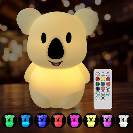 Luce notturna koala silicone con telecomando