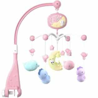 Giostrina per lettino con proiettore stelle