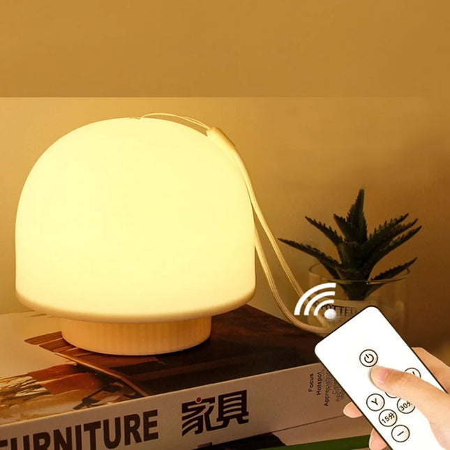 Luce notturna fungo con telecomando