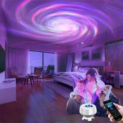 Proiettore galassia musicale con cassa Bluetooth