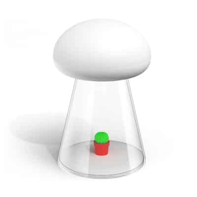 Lampada fungo musicale con interruttore touch