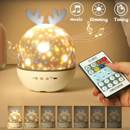Proiettore musicale Bluetooth a forma cervo
