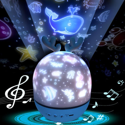 Proiettore musicale Bluetooth a forma cervo