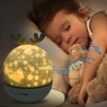 Proiettore musicale Bluetooth a forma cervo