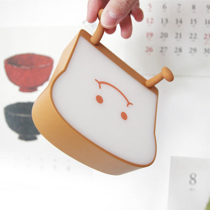 Originale luce notturna a forma toast