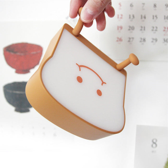 Originale luce notturna a forma toast