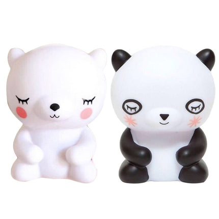 Luce notturna in silicone a panda