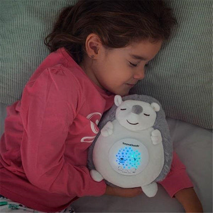Peluche riccio musicale proiettore di stelle