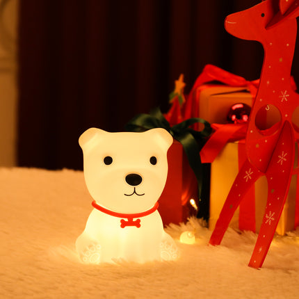 Luce notturna cucciolo silicone con telecomando