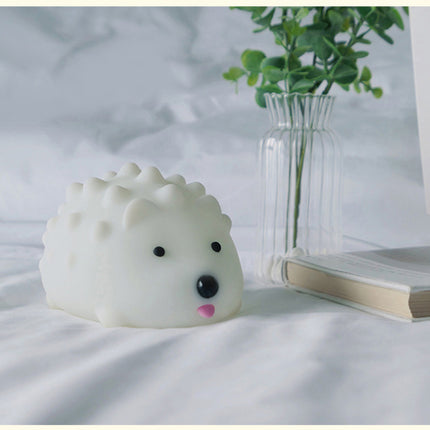 Luce notturna riccio silicone ricaricabile per neonati