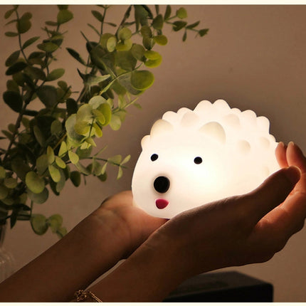 Luce notturna riccio silicone ricaricabile per neonati