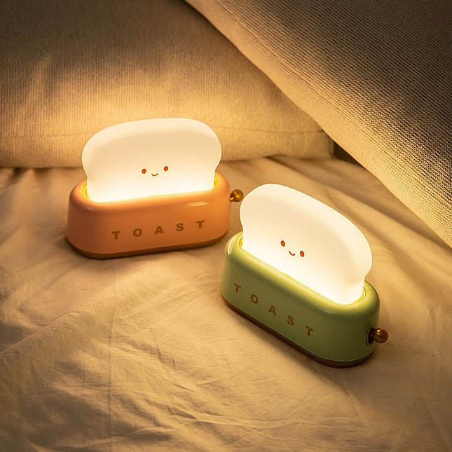 Luce notturna design tostapane ricaricabile USB