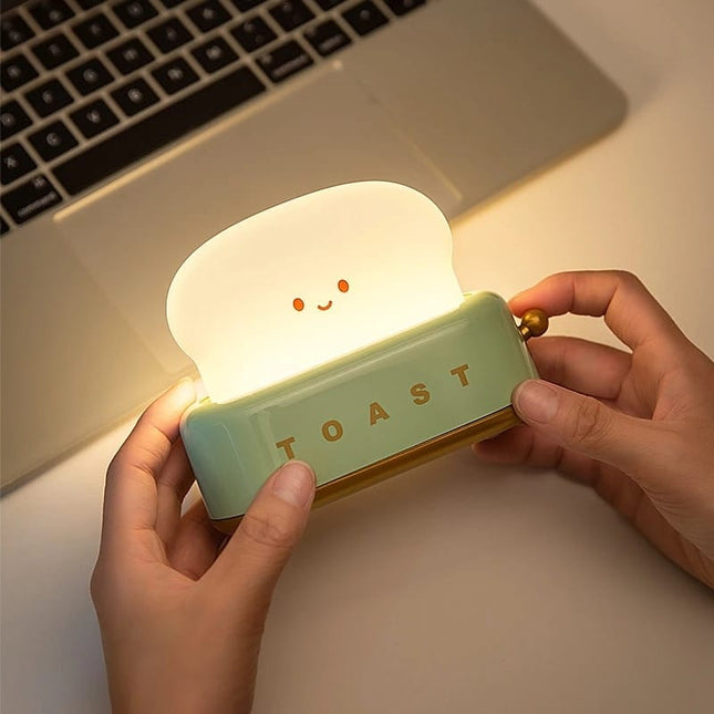 Luce notturna design tostapane ricaricabile USB