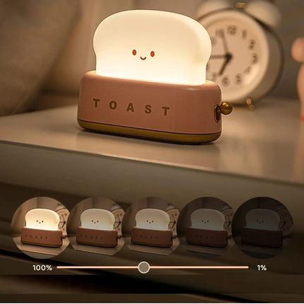 Luce notturna design tostapane ricaricabile USB
