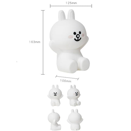 Luce notturna coniglietto in silicone LED