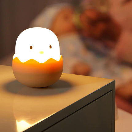 Luce notturna pulcino in silicone morbido