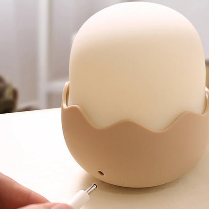 Luce notturna pulcino in silicone morbido