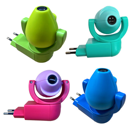 Luce notturna con proiettore di immagini