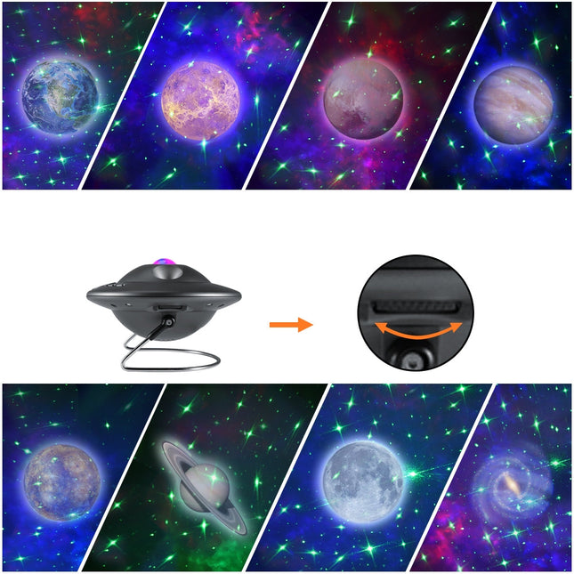 Luce proiettore cielo stellato colorato