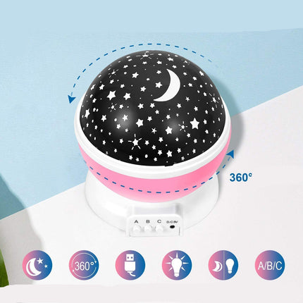 Proiettore stelle rotante lampada notturna LED