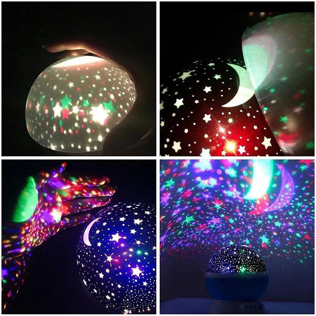 Proiettore stelle rotante lampada notturna LED