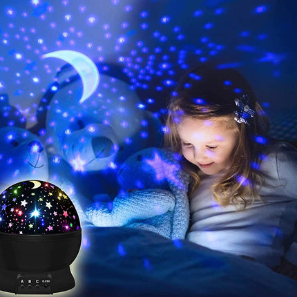 Proiettore stelle rotante lampada notturna LED
