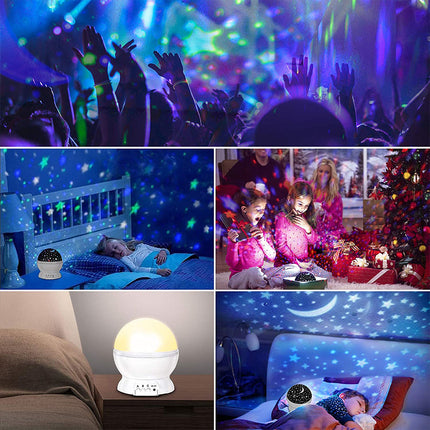 Proiettore stelle rotante lampada notturna LED
