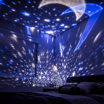 Proiettore stelle rotante lampada notturna LED