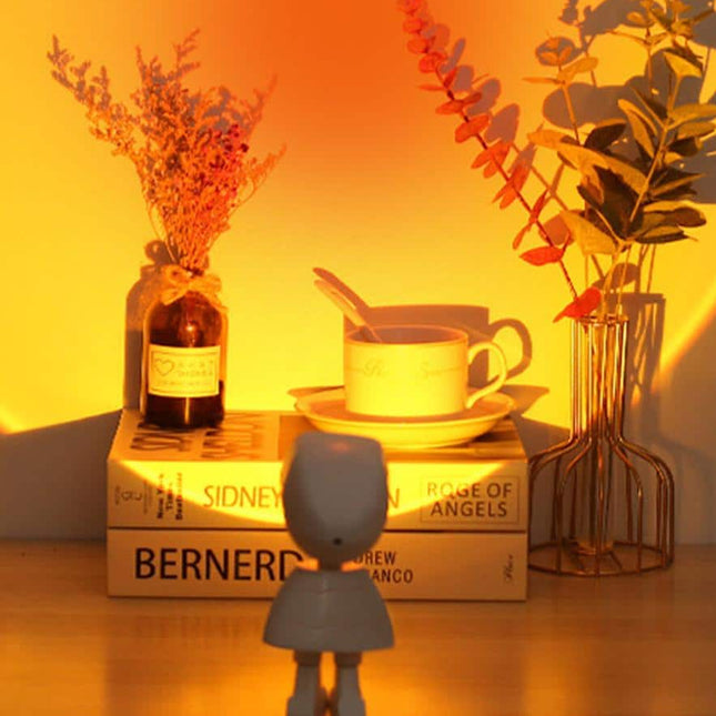 Proiettore tramonto a forma di astronauta