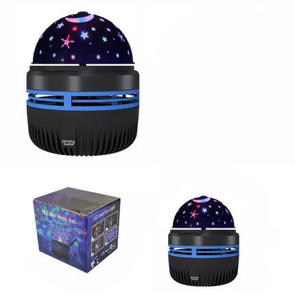 Mini proiettore LED cielo stellato rotante