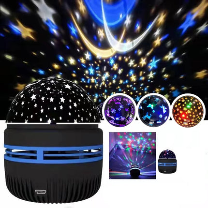 Mini proiettore LED cielo stellato rotante