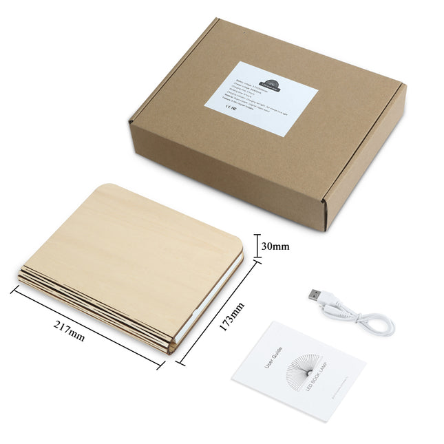 Lampada a libro LED ricaricabile USB