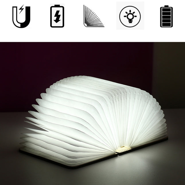 Lampada a libro LED ricaricabile USB