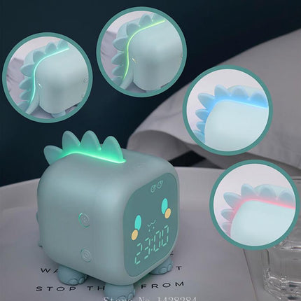 Luce notturna e sveglia dinosauro