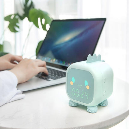 Luce notturna e sveglia dinosauro